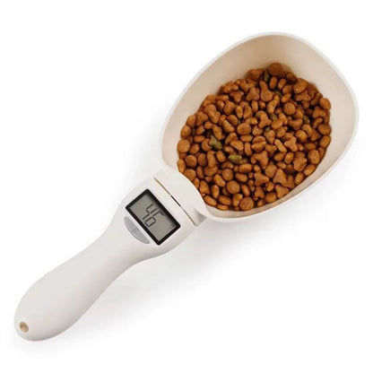 Báscula de alimentos para mascotas, cuchara medidora LCD electrónica de precisión, herramienta de pesaje, cuchara digital para alimentación de perros y gatos, báscula de cocina con pantalla