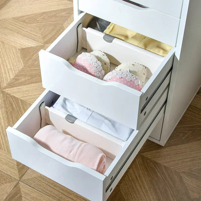 Divisor de cajones de almacenamiento ajustable, retráctil, de plástico, para el hogar, organizador de cocina