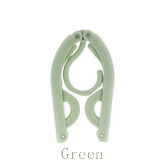 10 perchas plegables portátiles antideslizantes para exteriores, para ropa de viaje, organizador de almacenamiento de toallas y calcetines.