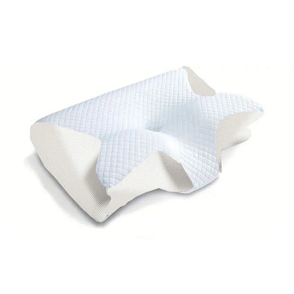 Almohada cervical con memoria Butterfly Sleep, cómoda almohada de espuma viscoelástica de rebote lento para dormir, almohada ortopédica para masaje cervical