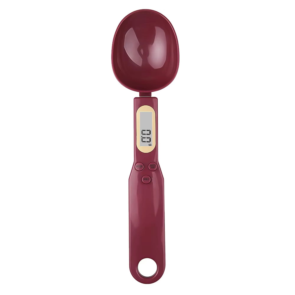 Báscula de cocina digital LCD, cuchara medidora electrónica para pesar alimentos, 500 g, 0,1 g, para café, té y azúcar.
