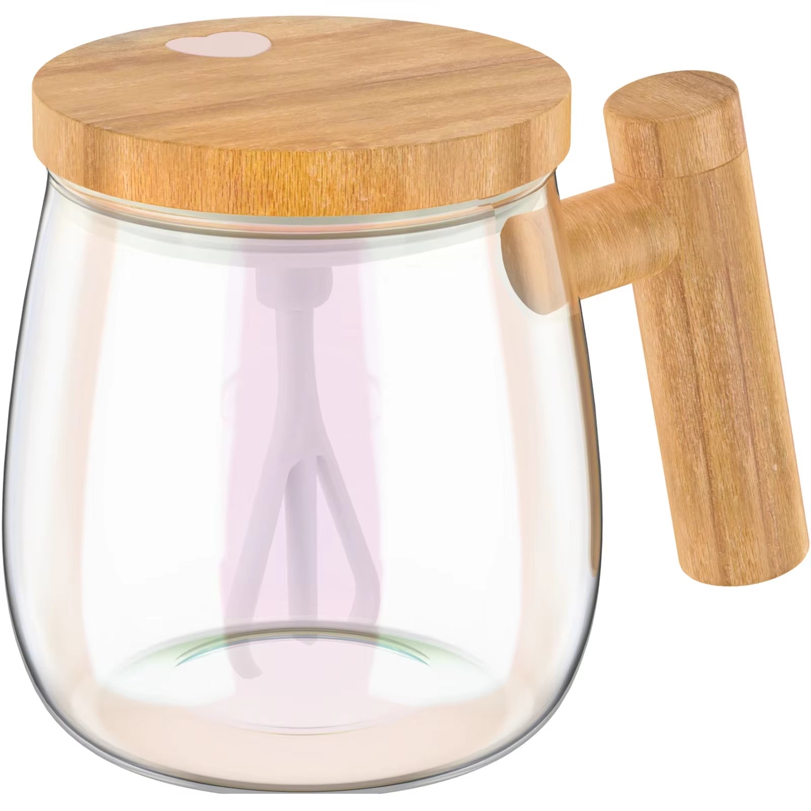 Taza mezcladora eléctrica de alta velocidad de 400 ml, 7000 RPM, con agitador automático impermeable para café, leche, proteína en polvo