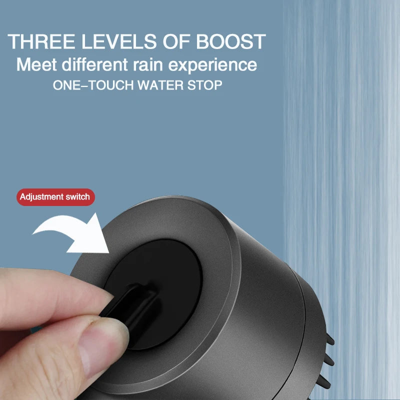 Filtros para Cabezal de ducha de alta presión con 3 modos de pulverización ajustable y filtro de cepillo de masaje, grifo de ducha de lluvia, accesorios de baño
