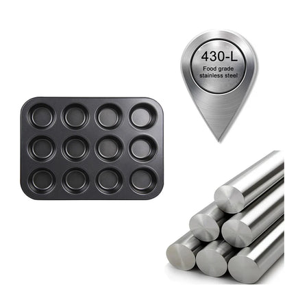 Molde para pasteles, bandeja para hornear, muffins, cupcakes, moldes de papel, herramientas para hornear pasteles, moldes para pan, repostería, Bakvorm