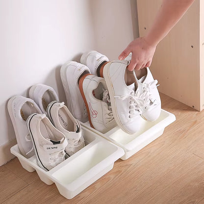 Zapatero vertical de estilo nórdico moderno y sencillo para el hogar, almacenamiento de zapatos WF