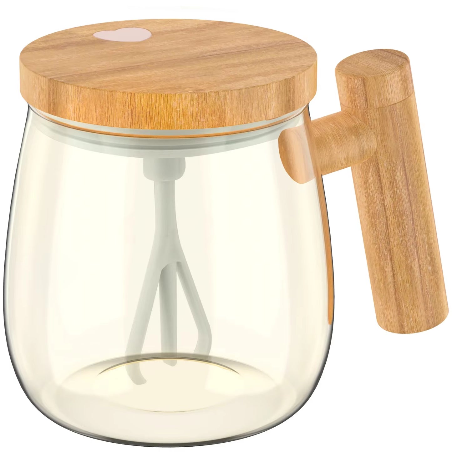 Taza mezcladora eléctrica de alta velocidad de 400 ml, 7000 RPM, con agitador automático impermeable para café, leche, proteína en polvo