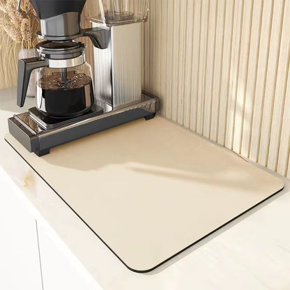 Super Absorbent Kitchen Tableware Impermeable Drainage Mat Coffee Dish Drying Mat Heat Insulation Non-Slip Pad Tableware Mats