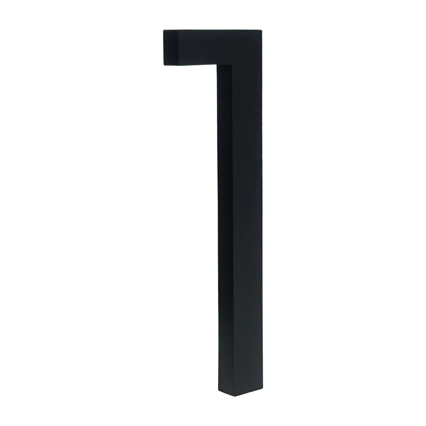 Número de casa flotante para exteriores, 152 mm, 6 pulgadas, aleación de aluminio negro, para puerta de apartamento, buzón, dirección, letrero #0-9 con tornillos