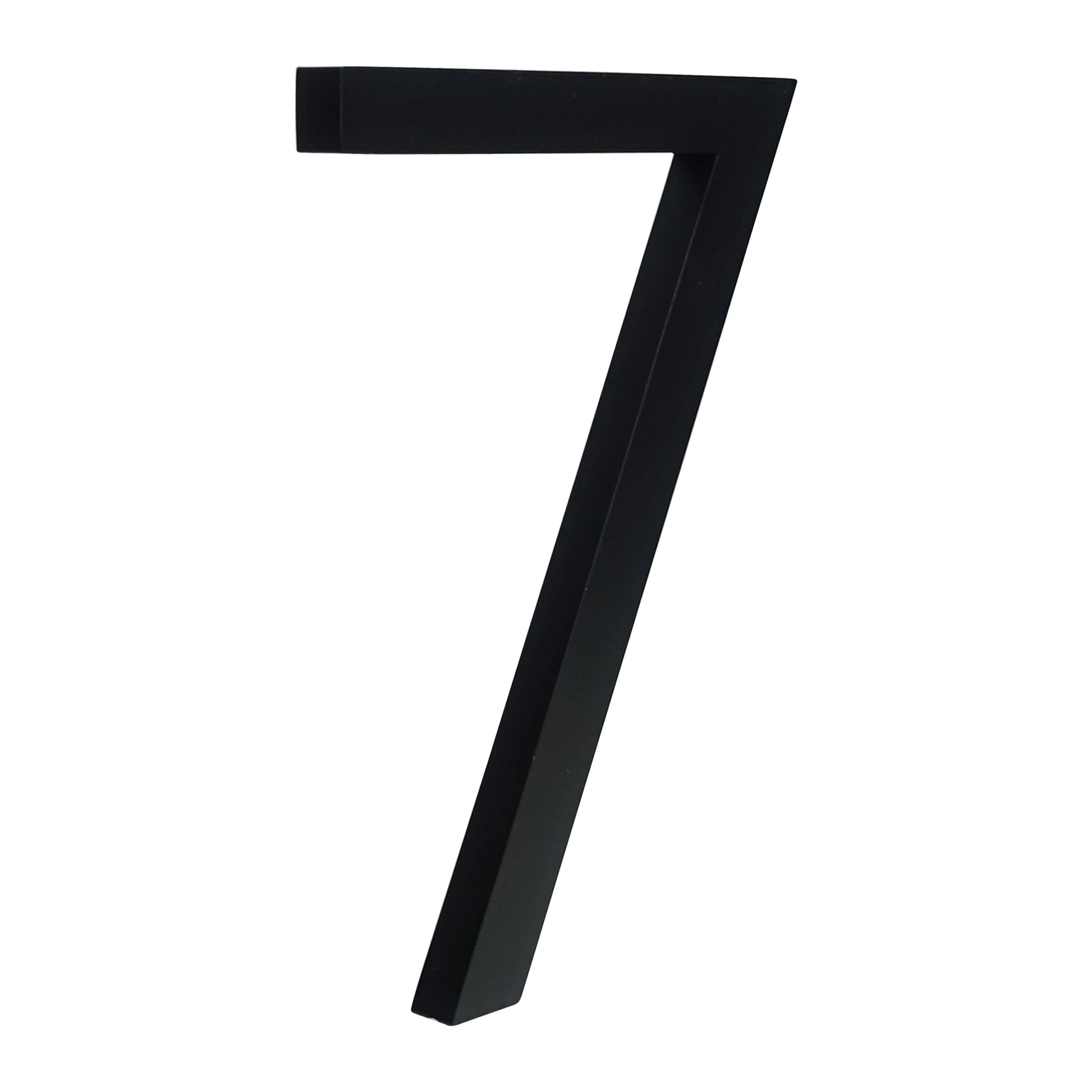 Número de casa flotante para exteriores, 152 mm, 6 pulgadas, aleación de aluminio negro, para puerta de apartamento, buzón, dirección, letrero #0-9 con tornillos