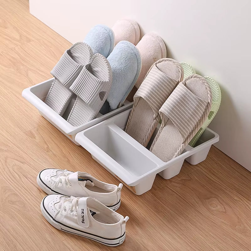 Zapatero vertical de estilo nórdico moderno y sencillo para el hogar, almacenamiento de zapatos WF