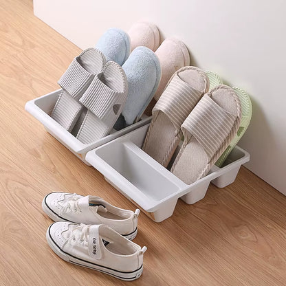 Zapatero vertical de estilo nórdico moderno y sencillo para el hogar, almacenamiento de zapatos WF