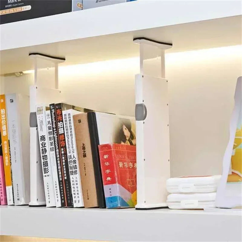 Divisor de cajones de almacenamiento ajustable, retráctil, de plástico, para el hogar, organizador de cocina