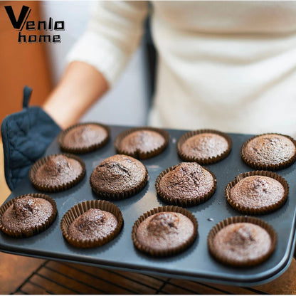 Molde para pasteles, bandeja para hornear, muffins, cupcakes, moldes de papel, herramientas para hornear pasteles, moldes para pan, repostería, Bakvorm