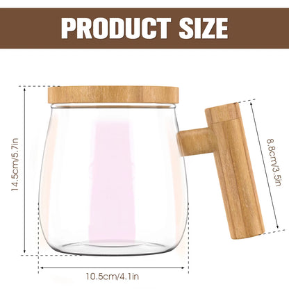 Taza mezcladora eléctrica de alta velocidad de 400 ml, 7000 RPM, con agitador automático impermeable para café, leche, proteína en polvo