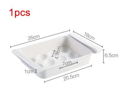 Organizador de estantes de almacenamiento para cocina, organizador de accesorios de cocina, estante de almacenamiento para refrigerador, caja de almacenamiento